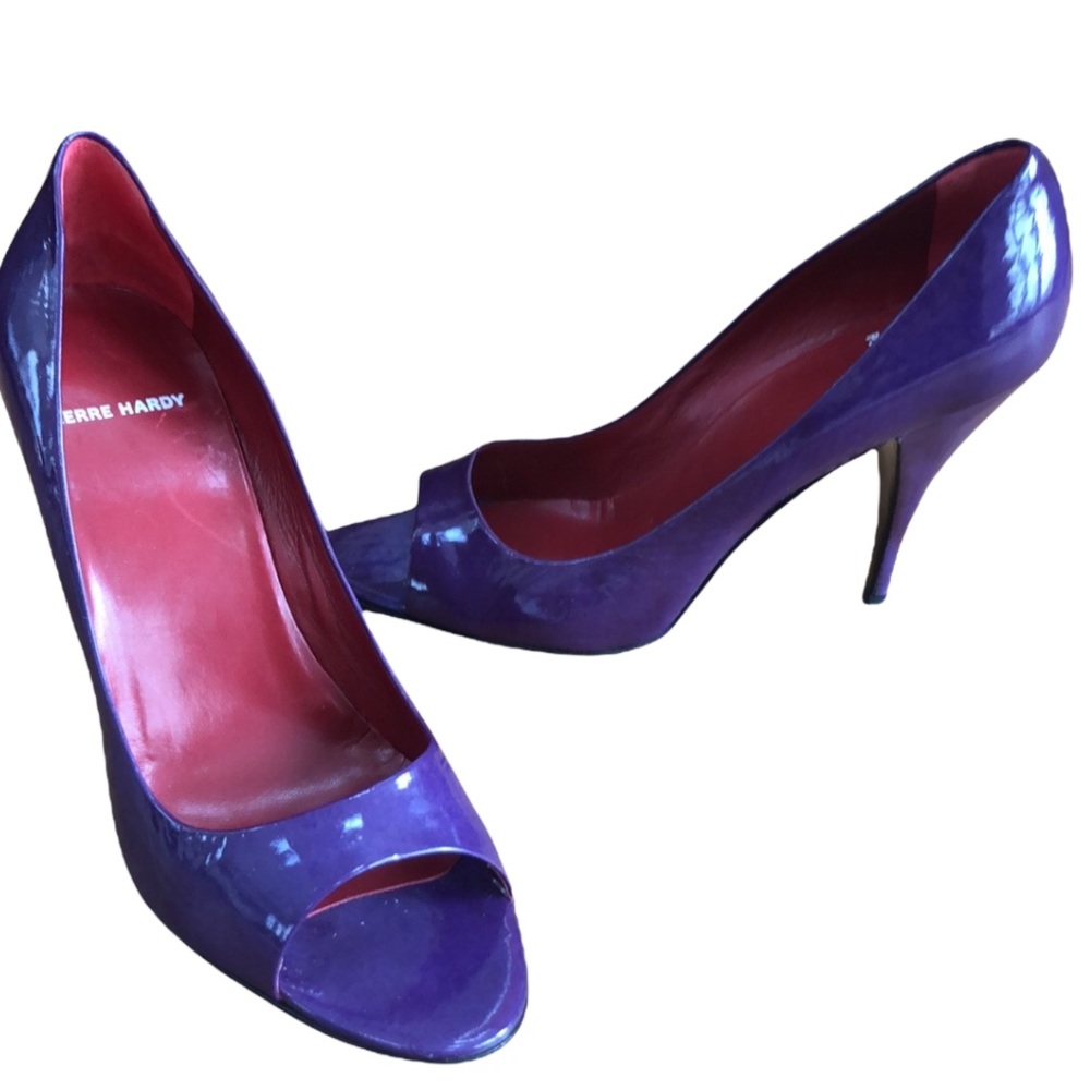 Pierre Hardy Peep Toe Pumps